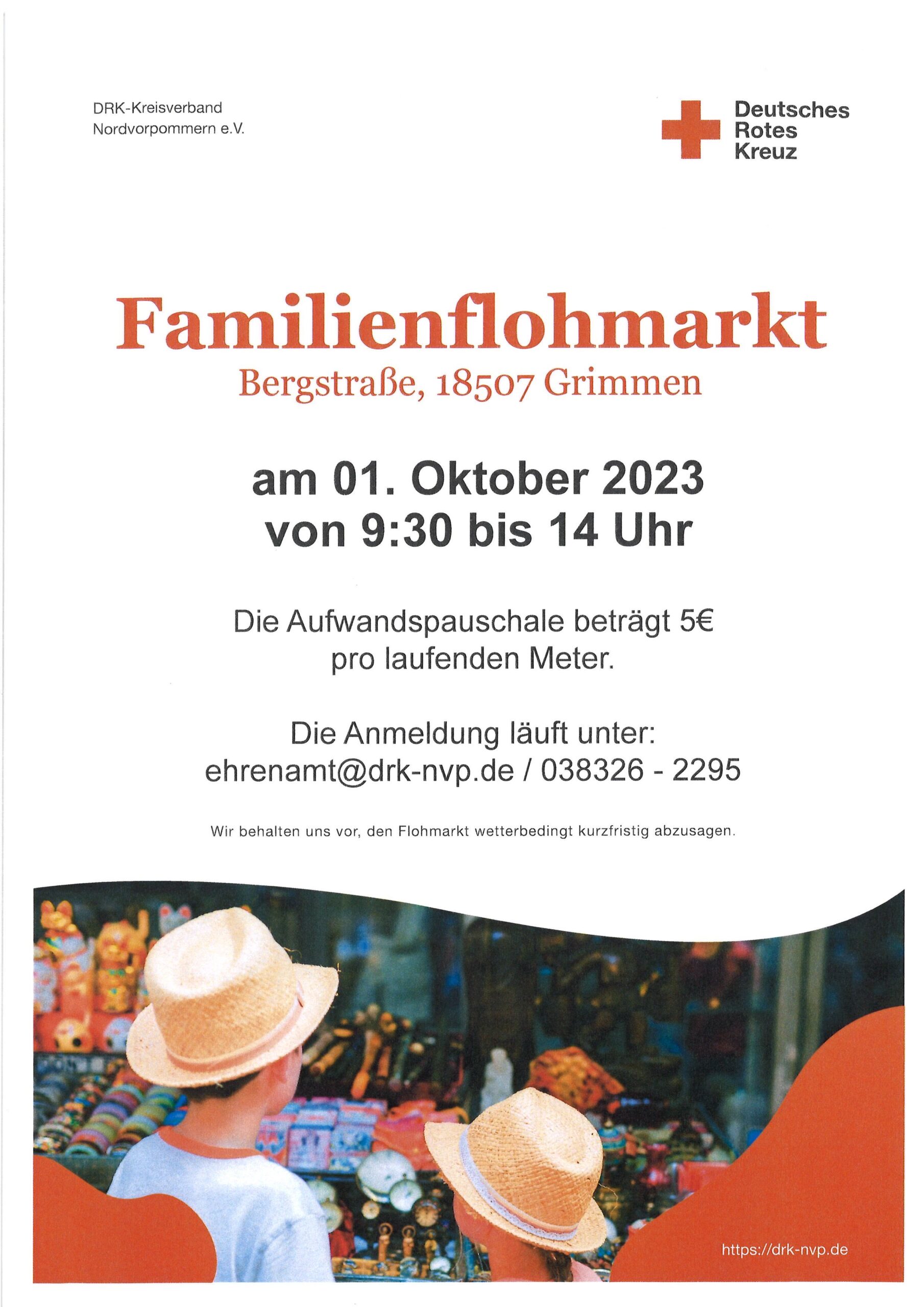 Familienflohmarkt Grimmen DRK