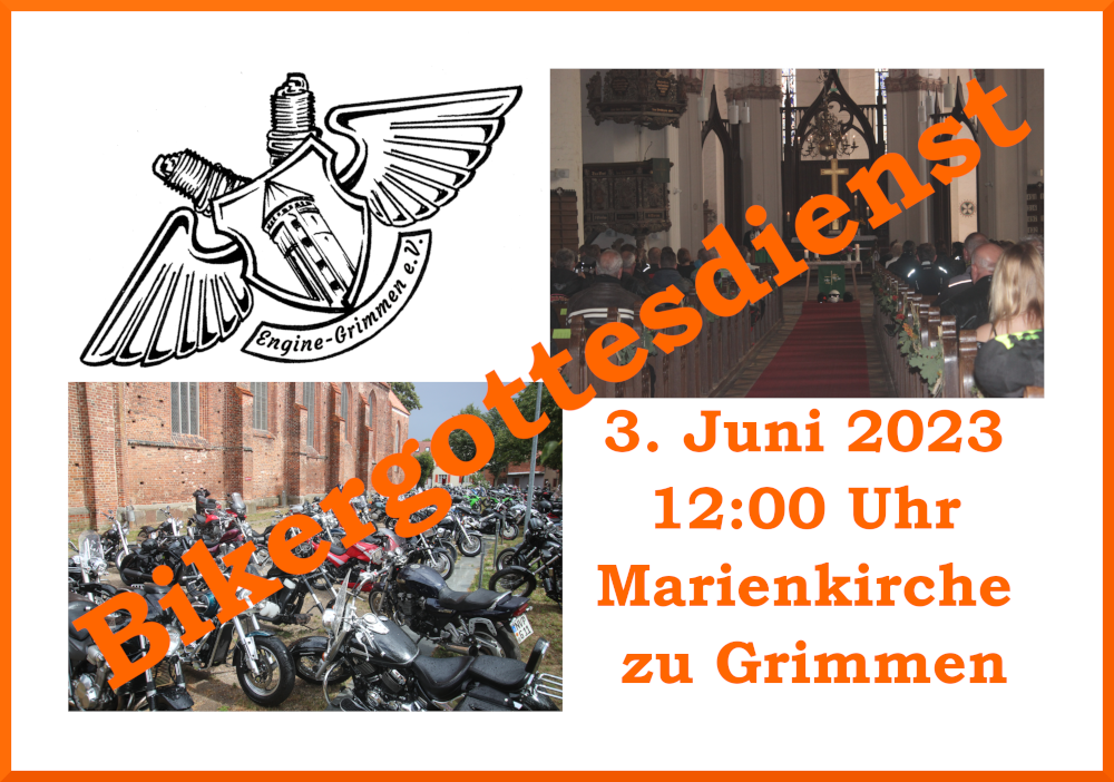 Flyer Bikergottesdienst