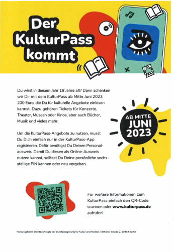 Der Kulturpass kommt