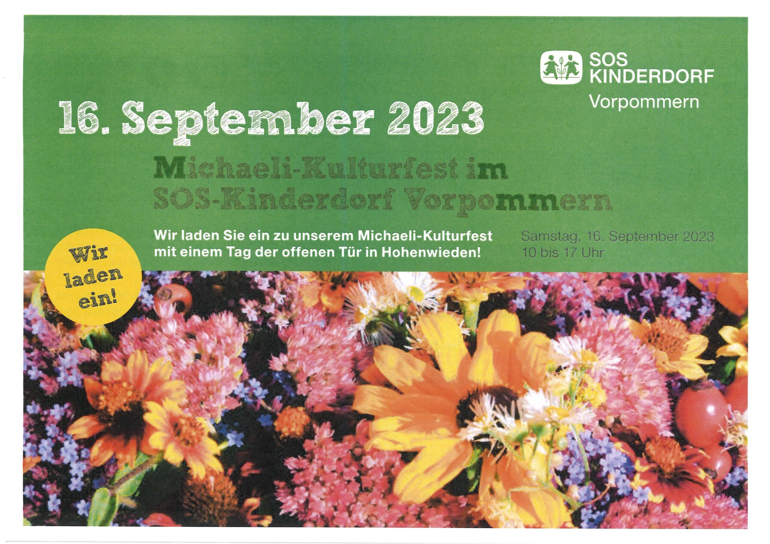 Michaeli-Kulturfest in Hohenwieden in der Stadt Grimmen, Mecklenburg Vorpommern