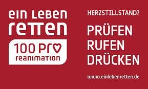 Du kannst Leben retten, Prüfen, Rufen, Drücken, Grimmen