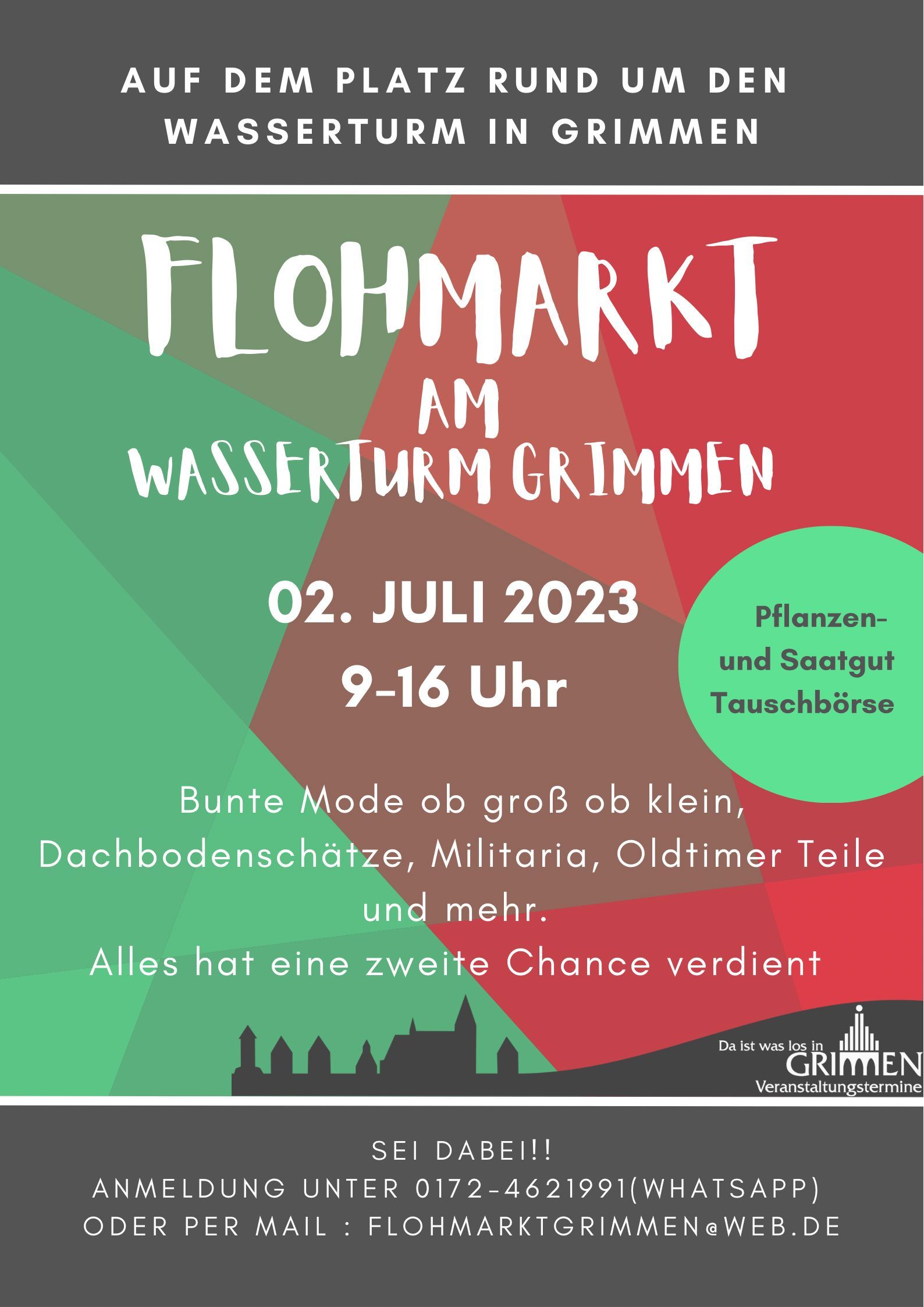 Flohmarkt am Wasserturm Grimmen