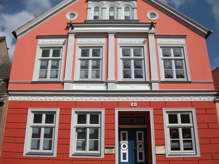 Ein typisches Patrizierhaus in der Mühlenstraße.