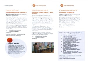Woche der Demenz 2025 in der Volkshochschule Grimmen, Tribseeser Chausee 4 in Grimmen