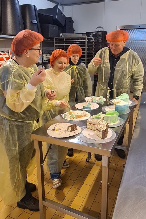 Die Jury bei der Verkostung