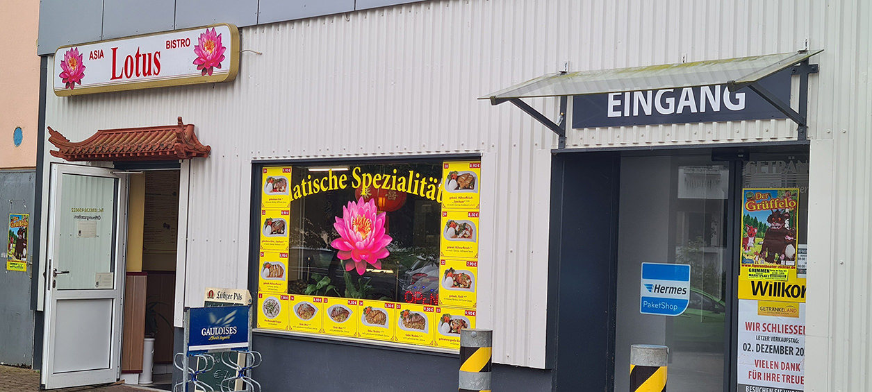 Asia Imbiss Lotus in der Stadt Grimmen, Mecklenburg Vorpommern