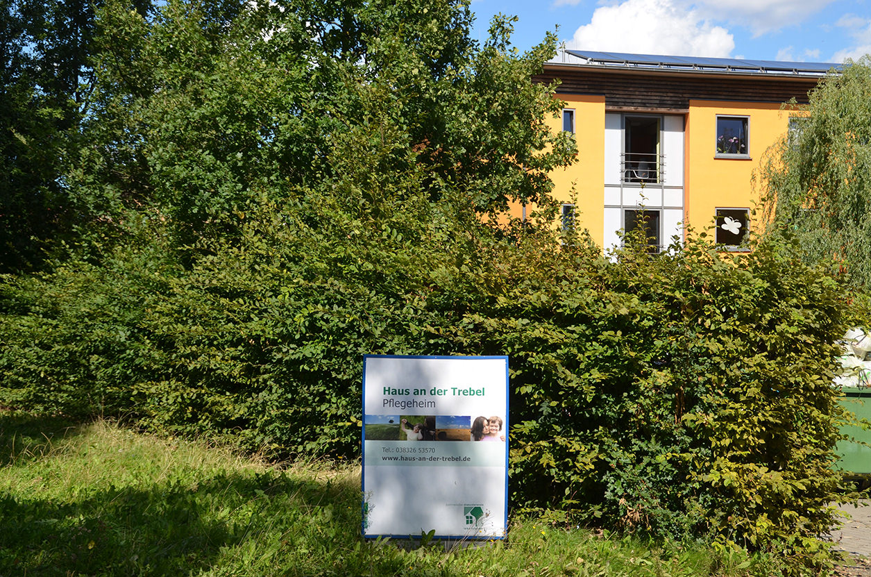 Haus an der Trebel, Pflegeheim, in der Stadt Grimmen, Mecklenburg Vorpommern