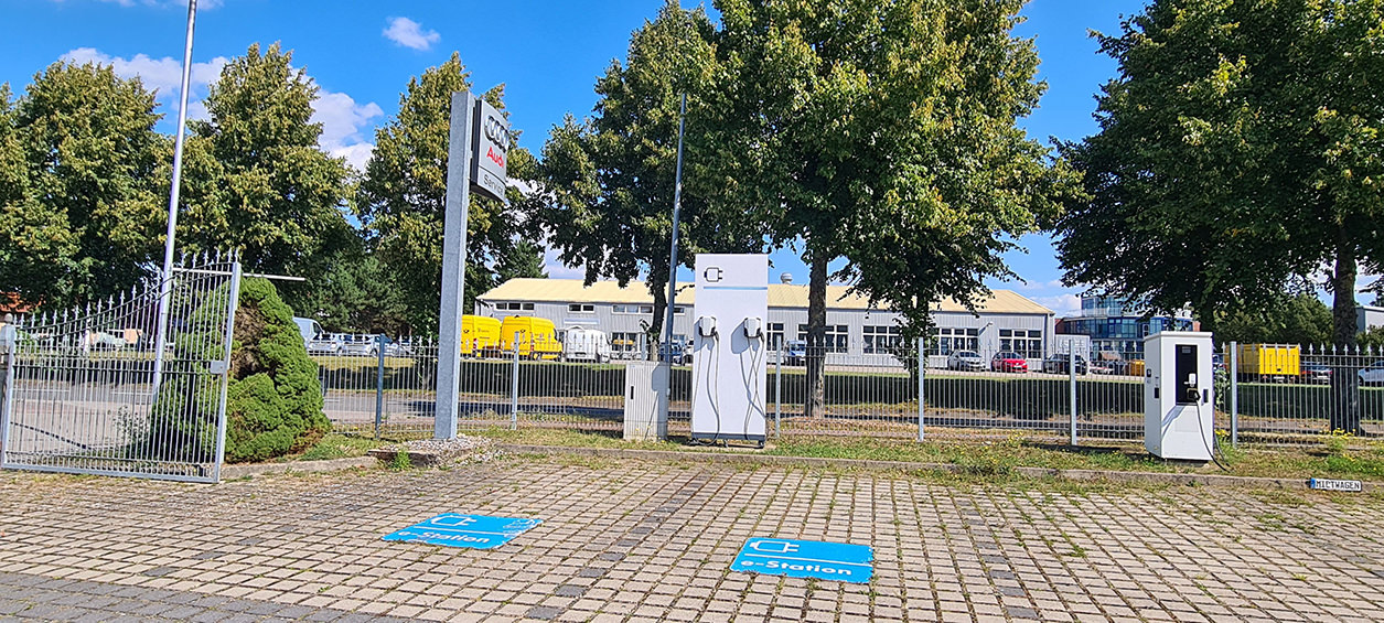 elli-charging-station in der Stadt Grimmen, Mecklenburg Vorpommern