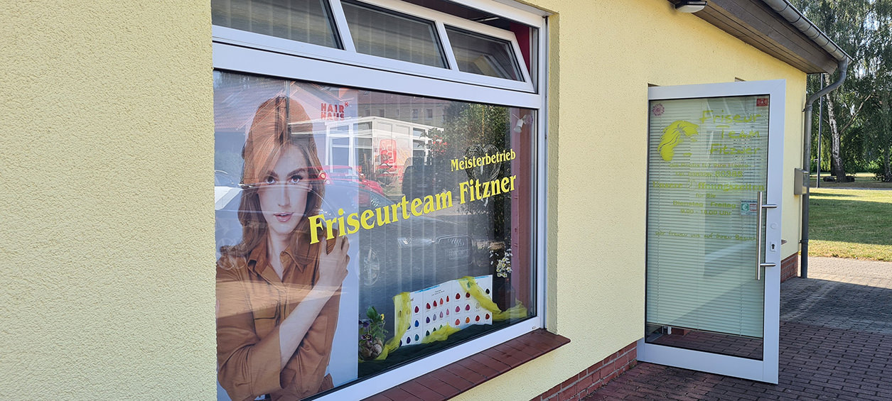 Friseur Fitzner in der Stadt Grimmen, Mecklenburg Vorpommern