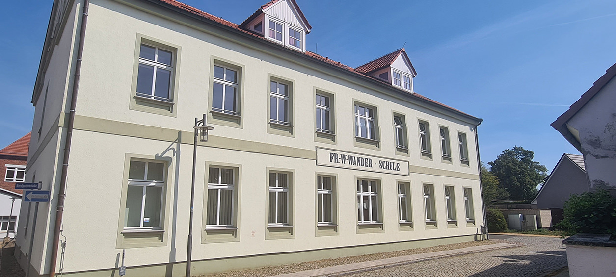 Grundschule Fr.-W.-Wander Schule in der Stadt Grimmen, Mecklenburg Vorpommern