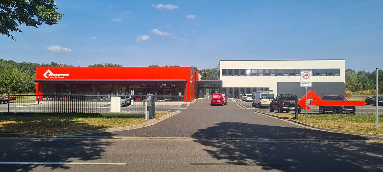 Handelshof Vorpommern in der Stadt Grimmen, Mecklenburg Vorpommern