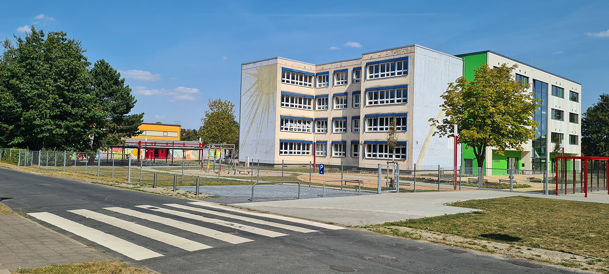 Regionale Schule Robert Koch in der Stadt Grimmen, Mecklenburg Vorpommern