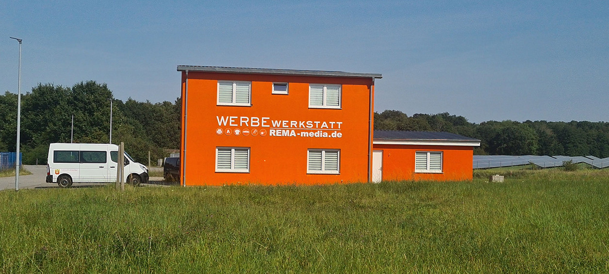 Werbewerkstatt Rema Media in der Stadt Grimmen, Mecklenburg Vorpommern